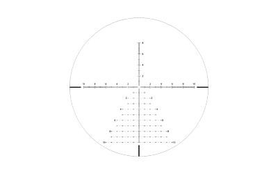 ATHLON 213088, product image showing a scaled graph on a circular targeting scope for precision