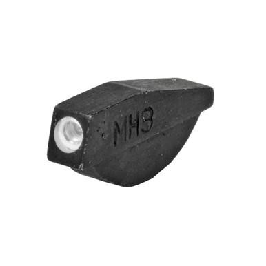 Meprolight 0109923101 SP101 Green Front Night Sight - Premium Low-Light Precision Sights, close-up of a green front night sight mounted on a firearm.