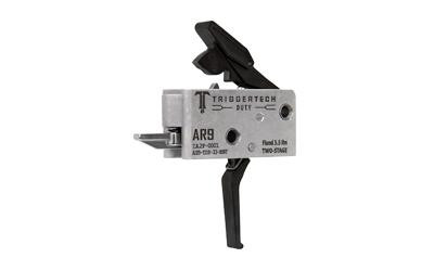 TriggerTech AH9-TDB-33-NNF, a precision firearm trigger with adjustable mechanism and black lever for enhanced shooting accuracy.