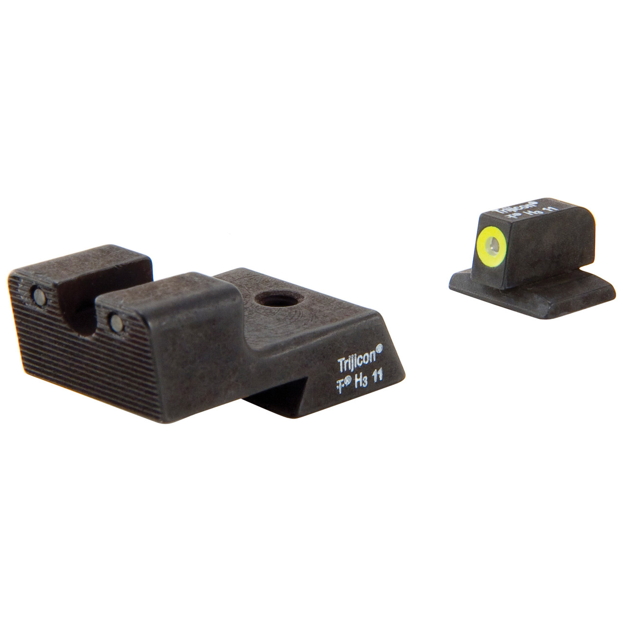 Trijicon CA128Y-600529 HD Night Sights for Colt 1911 - Yellow Front, Precision Target Acquisition, Low-Light Visibility