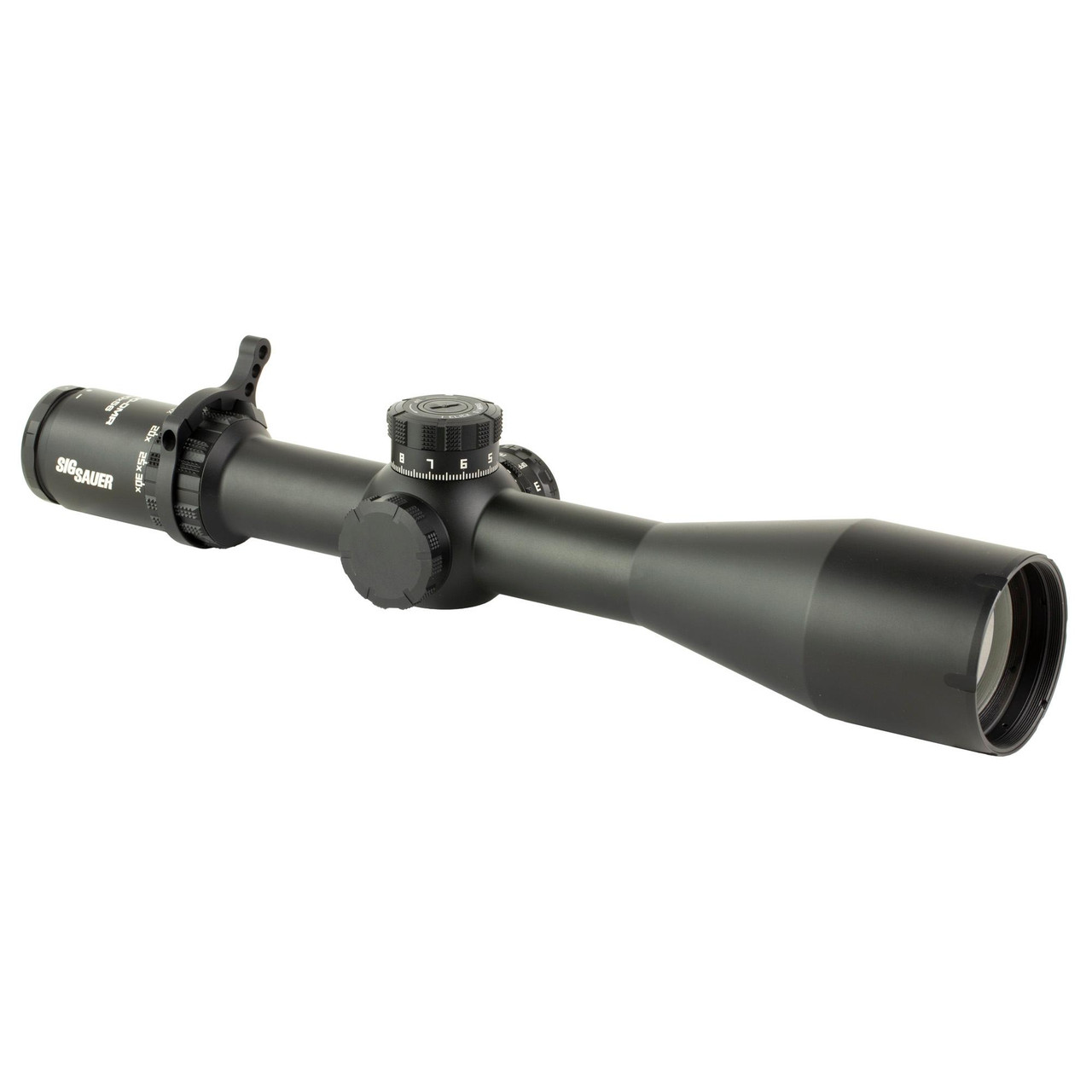 Sig Sauer Tango DMR 5-30X56 FFP MOA Rifle Scope - Precision Optics for Marksmen, black long-range rifle scope with adjustable magnification and MOA reticle.