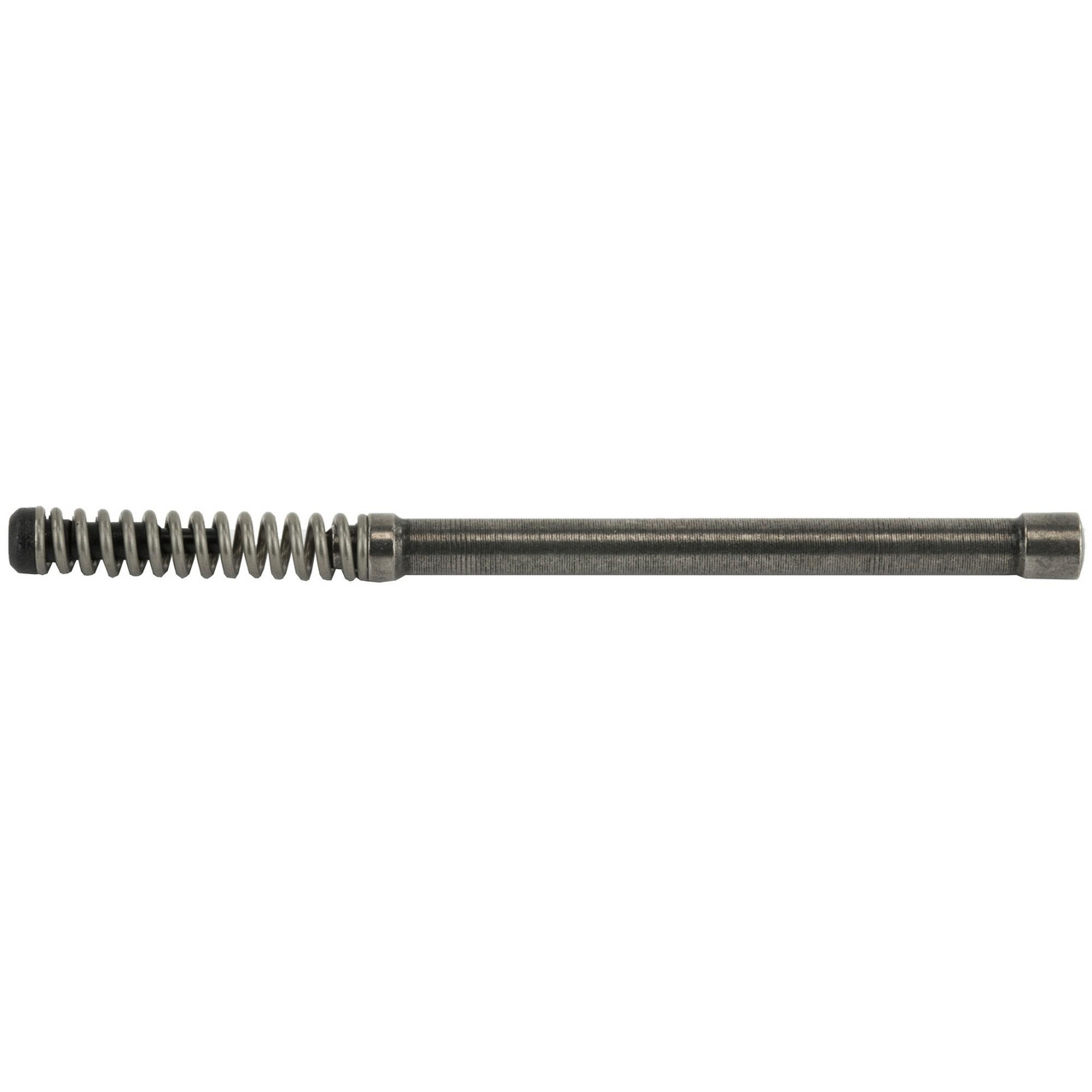 GLOCK OEM EXTR PLNGR ASSY 17/19 GEN5, spare part for Glock pistols featuring a metal assembly with a coiled spring and a long cylindrical rod.