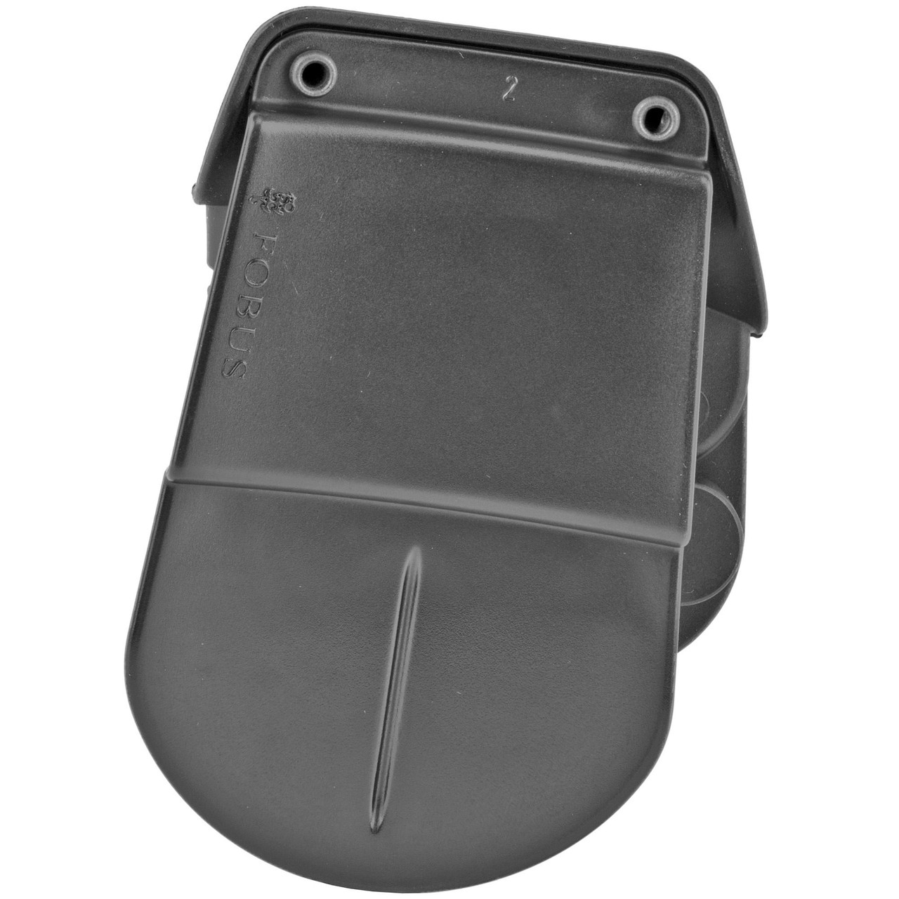 Fobus FOBUS E2 PDL S&W BODYGUARD 380, black pistol holster with retention system for Smith & Wesson Bodyguard 380 concealed firearm.