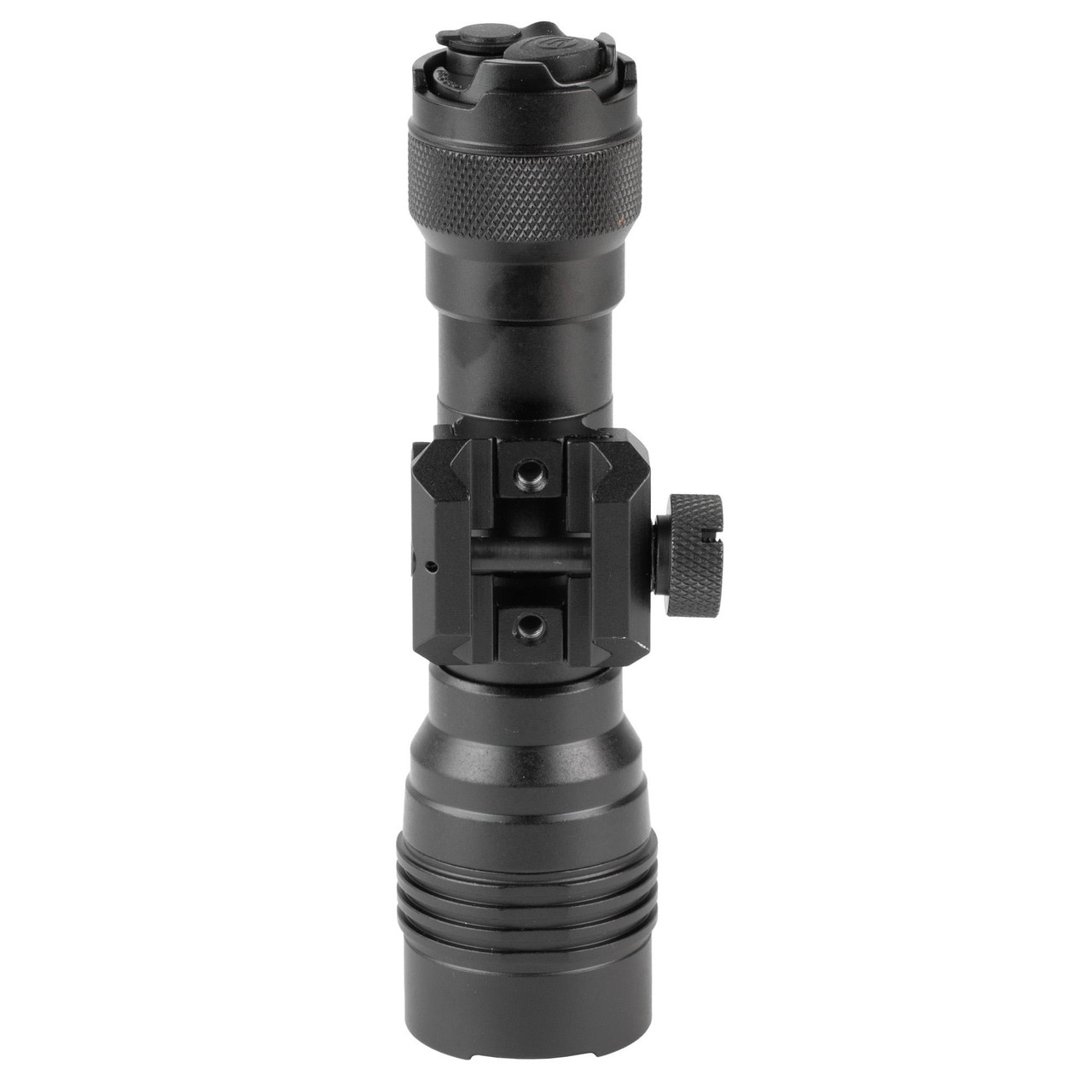 Streamlight PROTAC Rail Mount HL-X PRO, black tactical flashlight with rail mount, adjustable focus and durable design for mounting on rifles or firearms.