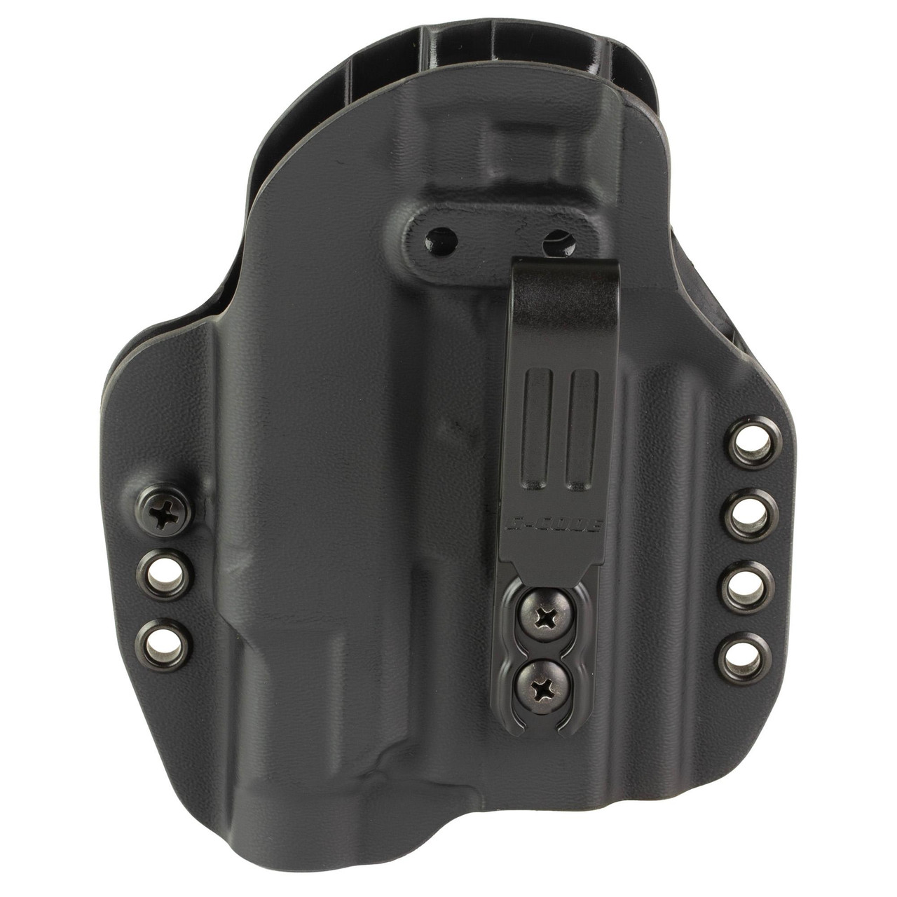 G-Code G-CODE PRME CRRY FOR GLK 43 TLR7 SUB, black pistol holster with adjustable hardware for Glock 43 TLR7 Sub firearm.