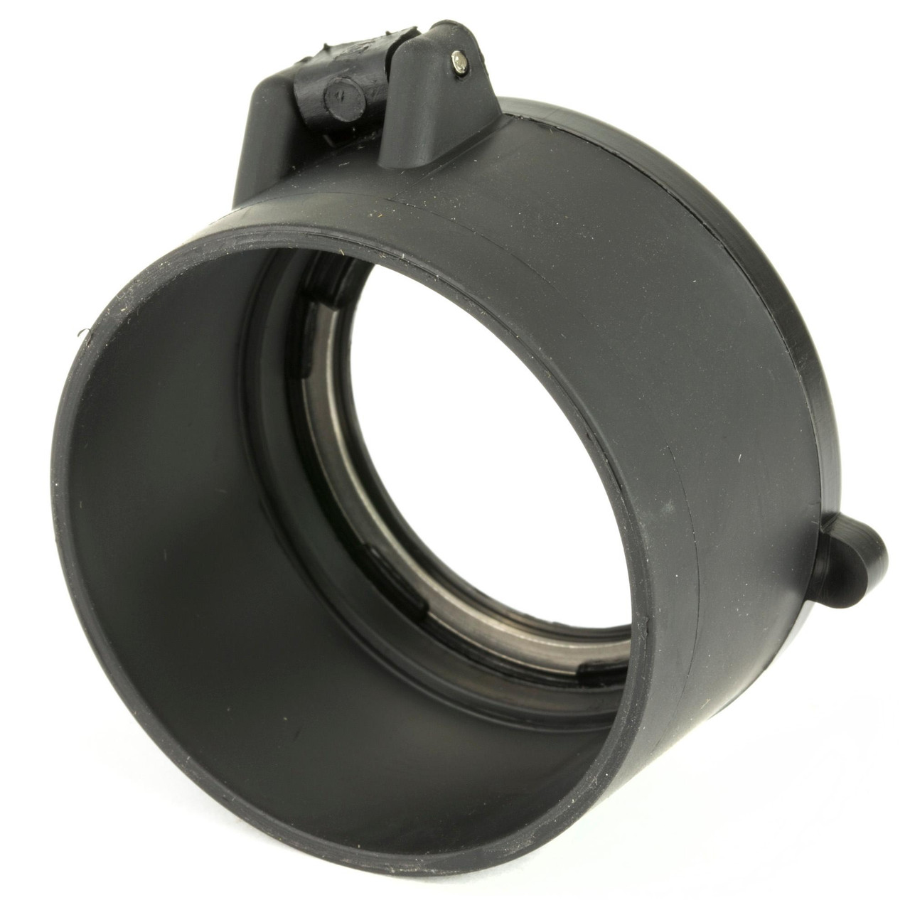 Butler Creek BTLR CRK BLIZZARD SCP COVER CLR #8, a clear gun scope cover with a black outer casing and a circular opening for scope protection.