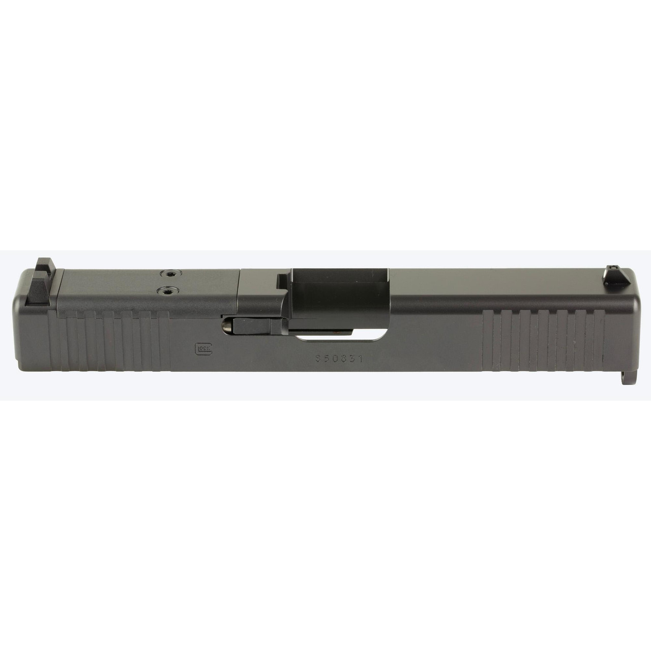 GLOCK OEM SPARE SLIDE GEN 3 19 MOS, firearm slide in black finish.