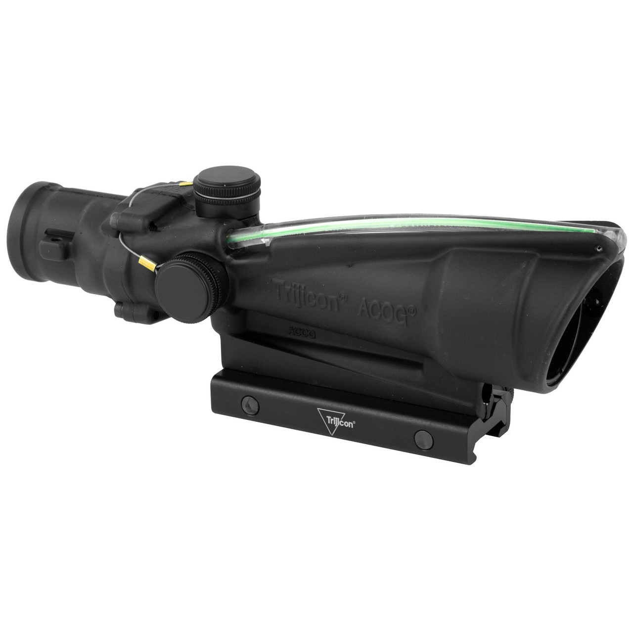 Trijicon ACOG 3.5X35 GHS .308 scope with TA51 mount, black tactical rifle scope for long-range shooting.