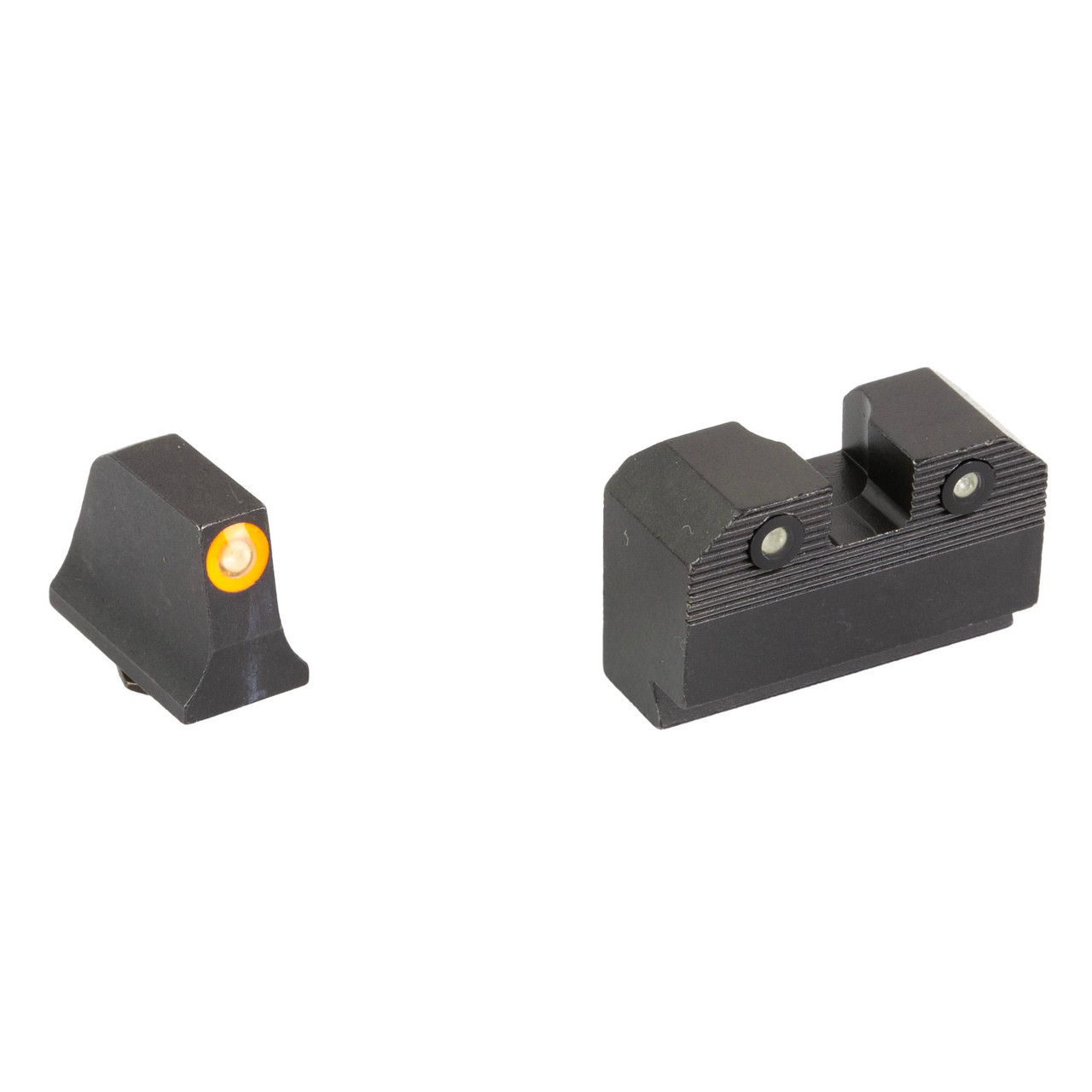 XS Sights XS R3D 2.0 GLOCK 21 SUP HGHT ORG, tactical gun sights with orange front sight and black rear sight for Glock 21.