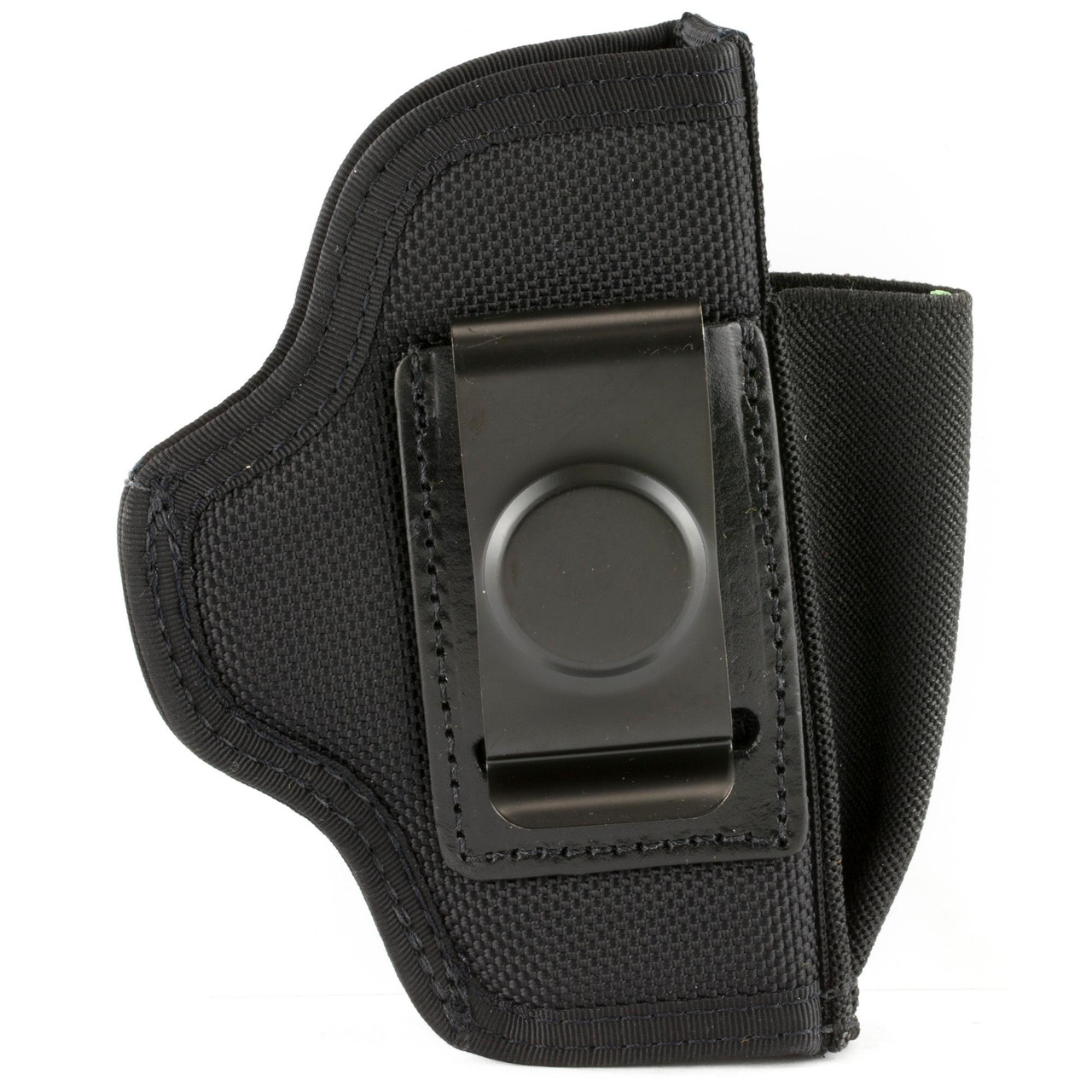 DeSantis Gunhide DESANTIS PROSTLTH FOR GLK 43 LC9 BLK, a black gun holster with a belt clip and textured surface designed for concealed carry.