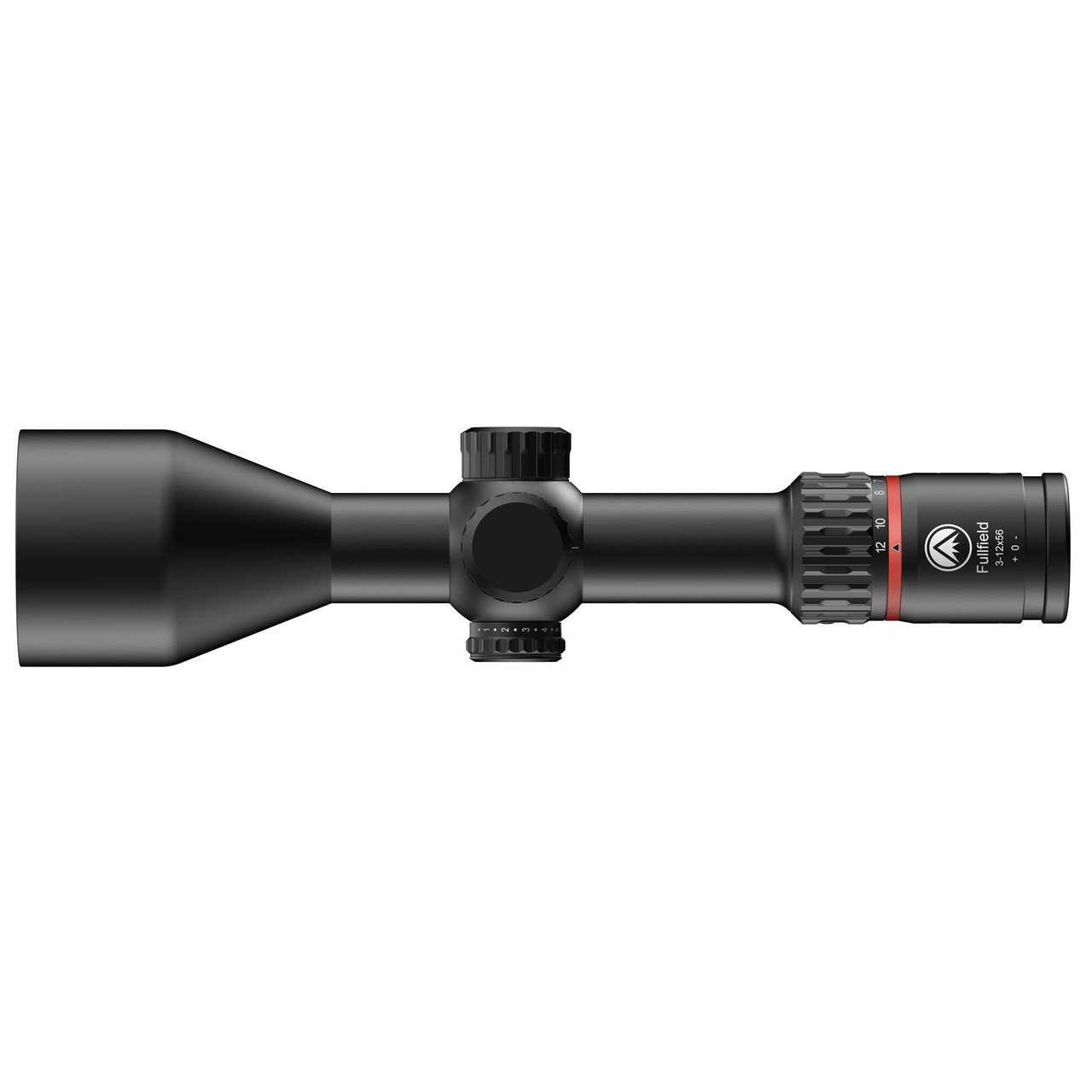 Burris Optics BURRIS FULLFIELD 3-12X56MM SC, rifle scope with adjustable zoom and detailed reticle for precision shooting.