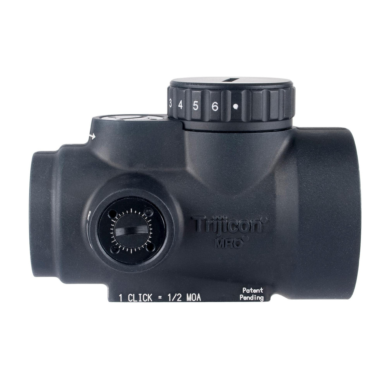 Trijicon TRIJICON MRO SD RED DOT NO MNT BLK, tactical firearm red dot sight for precise targeting.