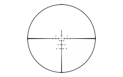 Burris Optics BURRIS SIG HD 2-10X40MM BAL E3, image showing a rifle scope reticle with crosshairs and markings for precise shooting.