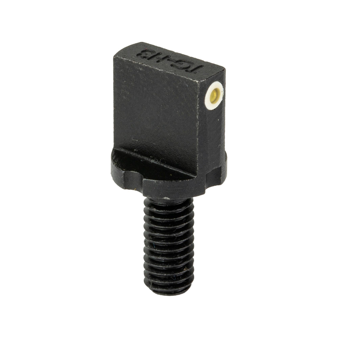 TRUGLO AR-15 FRONT SIGHT TRIT WHITE, black front sight with white tritium insert for improved visibility.