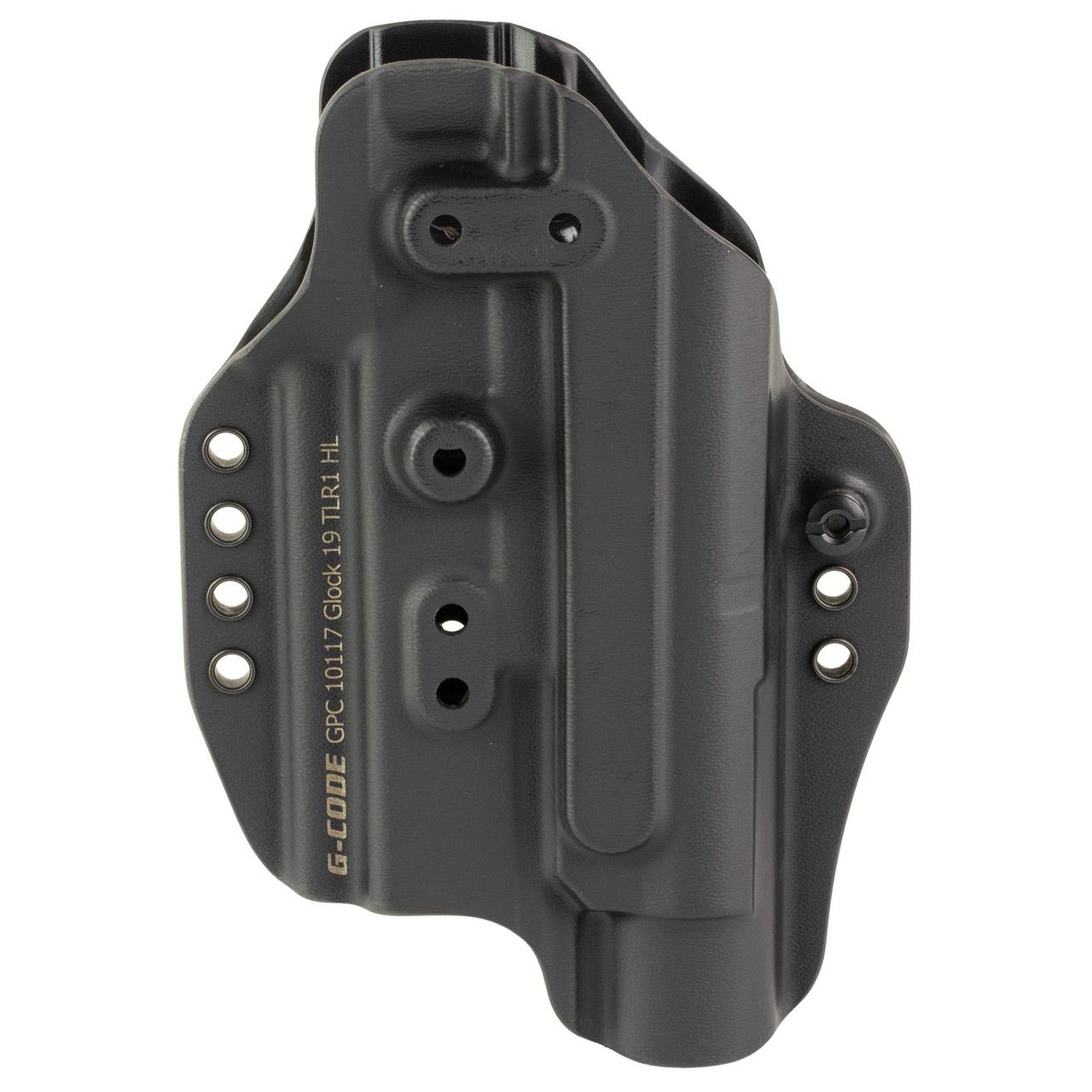 G-Code G-CODE PRIME CARRY FOR GLK TLR1 HL, firearm holster with multiple attachment points.