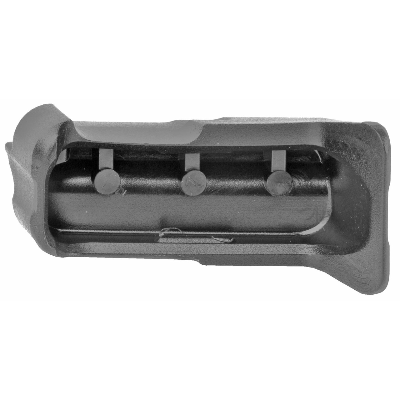 GLOCK OEM Magazine Floor Plate for 9MM Models 4/5/6 & GEN 4, reliable replacement part, black plastic magazine base plate for Glock pistols.
