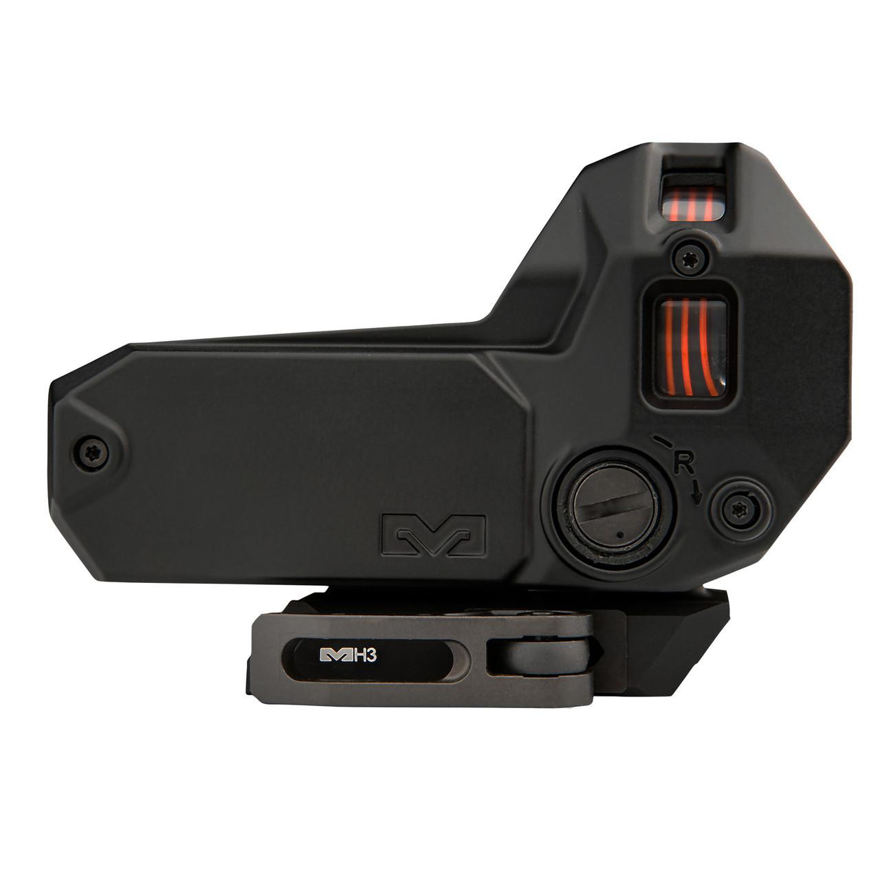 Meprolight - 56225000 - Mepro M22 10moa Triangle Red Picrail, tactical rifle sight with red triangle aiming reticle and Picatinny mount