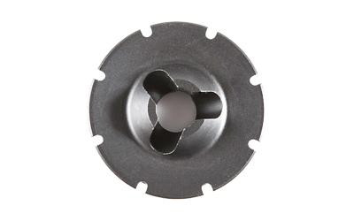 Dead Air Armament DEAD AIR SNDMN/PYRO FH FRNT CAP 7.62, a circular firearm accessory with a central threaded opening and multiple cutouts for compatibility and sound suppression.