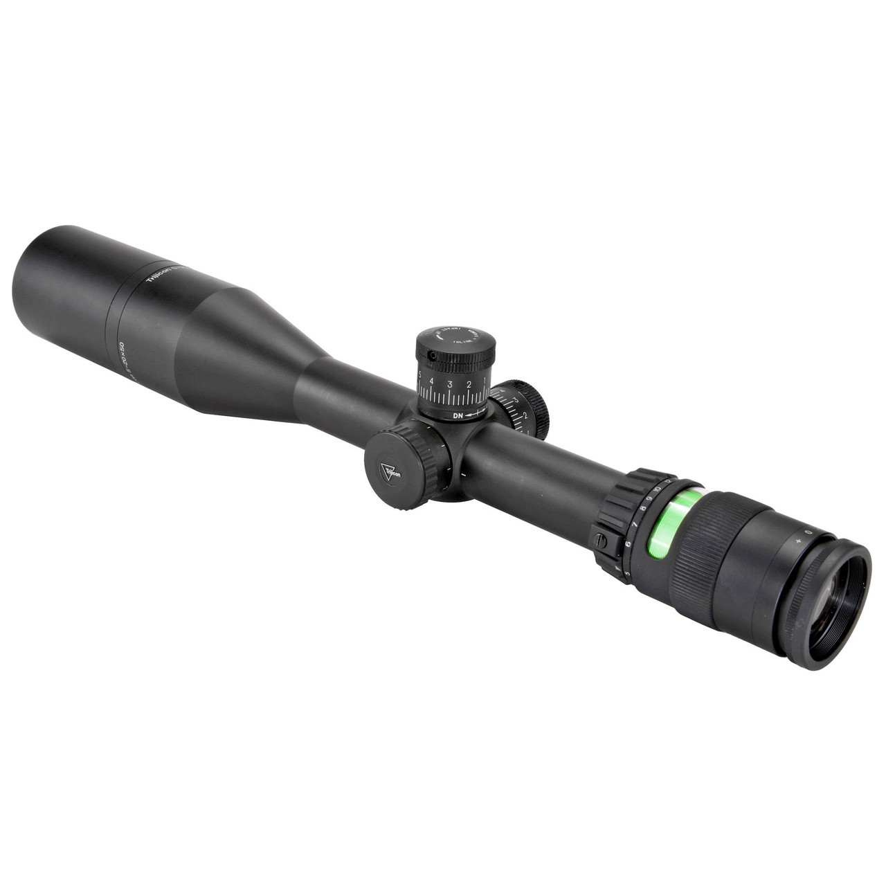Trijicon ACCUPOINT 5-20X50 GRN DOT, high-precision rifle scope with adjustable magnification and green dot reticle for enhanced accuracy in shooting sports.
