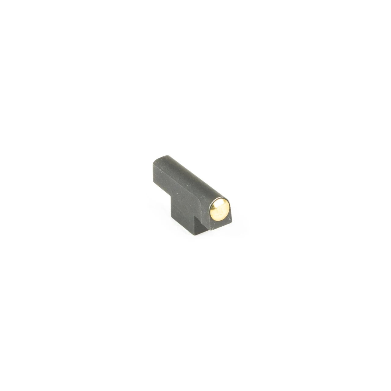 XS Sights XS COBRA/KING COBRA STND DOT BRASS, small black sight component with brass element on one end.