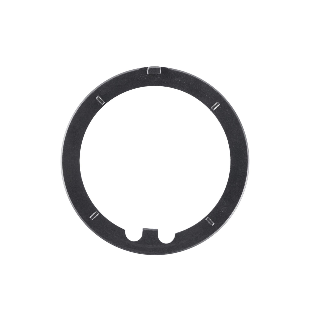 Dead Air Armament DEAD AIR DETENT RING KEYMO, black metal detent ring with locking tabs on a white background.