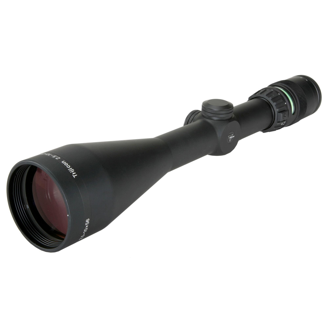 Trijicon ACCUPOINT 2.5-10X56 GRN DOT, riflescope with adjustable magnification and green dot reticle.