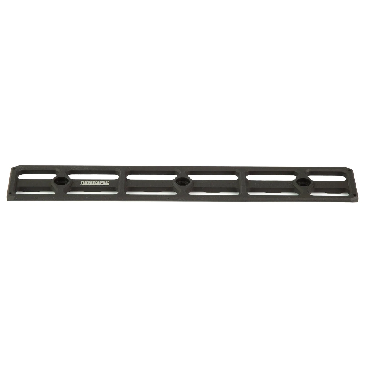 Armaspec ARMASPEC M-LOK TO ARCA RAIL 9-inch black, tactical firearm accessory rail with M-LOK slots for modular attachment.