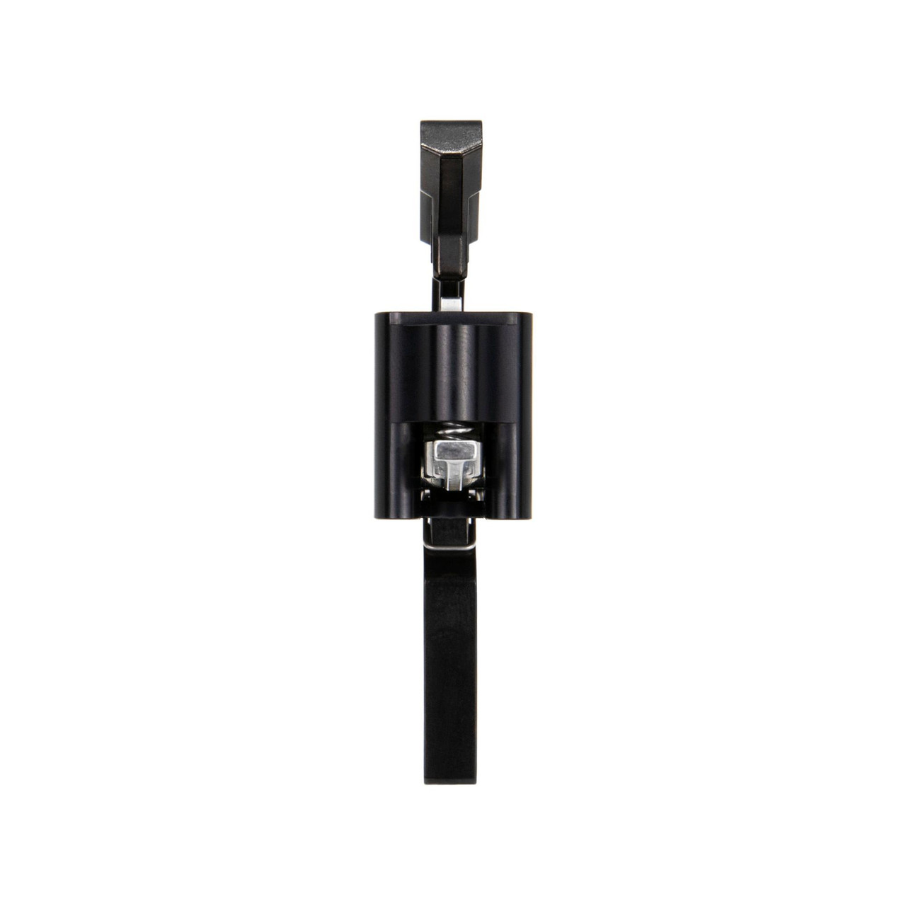 TriggerTech TRIGRTECH AR15 SING STAGE COMP FLAT, tactical firearm trigger component in black with a flat trigger shape.