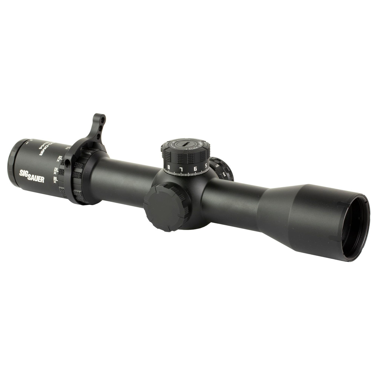Sig Sauer SIG TANGO DMR 3-18X44 34MM MRAD scope, a precision rifle scope with adjustable magnification and reticle for long-range targeting.
