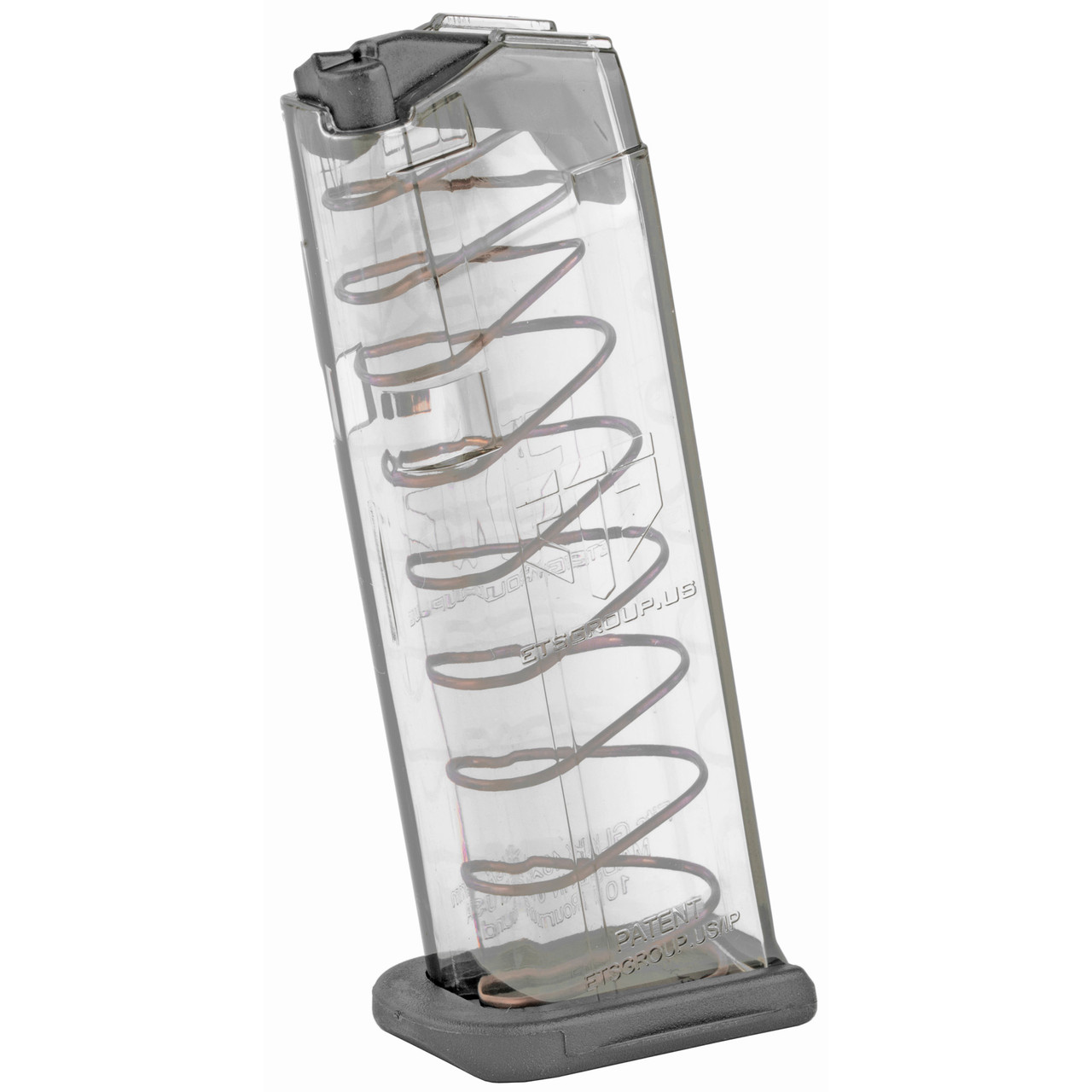 Elite Tactical Systems Group GLK-43X Magazine - Durable, Transparent Glock Compatible Clip with Extreme Impact Resistance