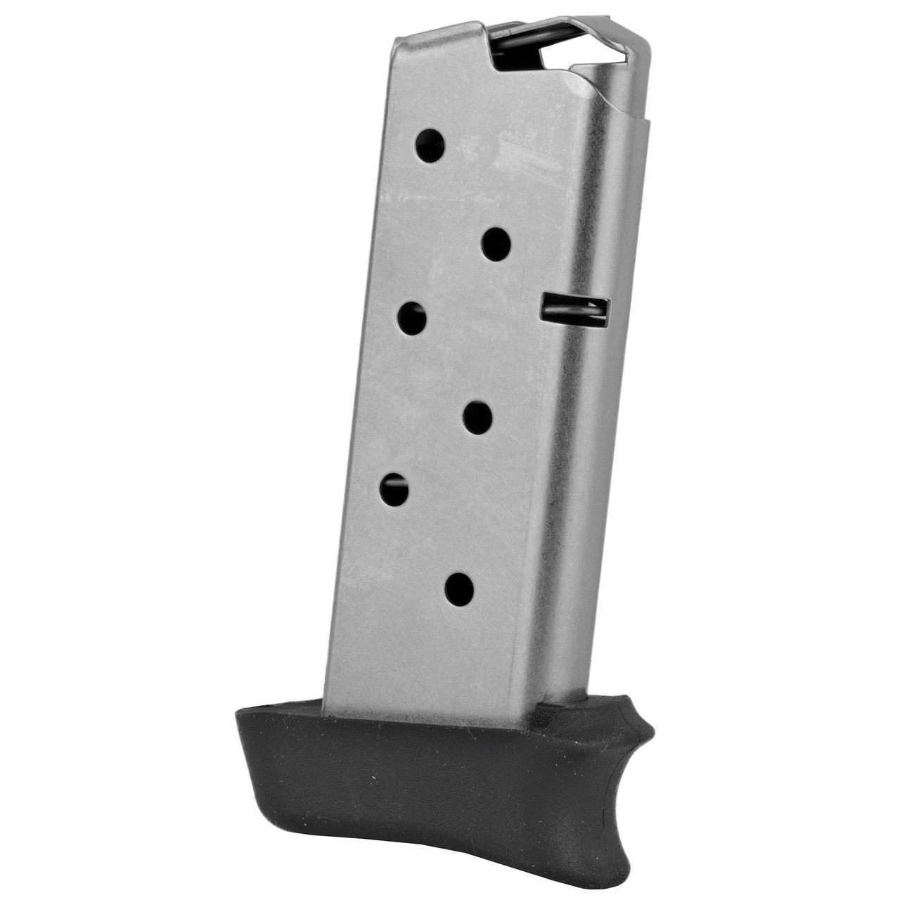 Kimber America 4000905 Micro 9 Magazine, steel construction with grip extension for Hogue rubber wraparound grips.