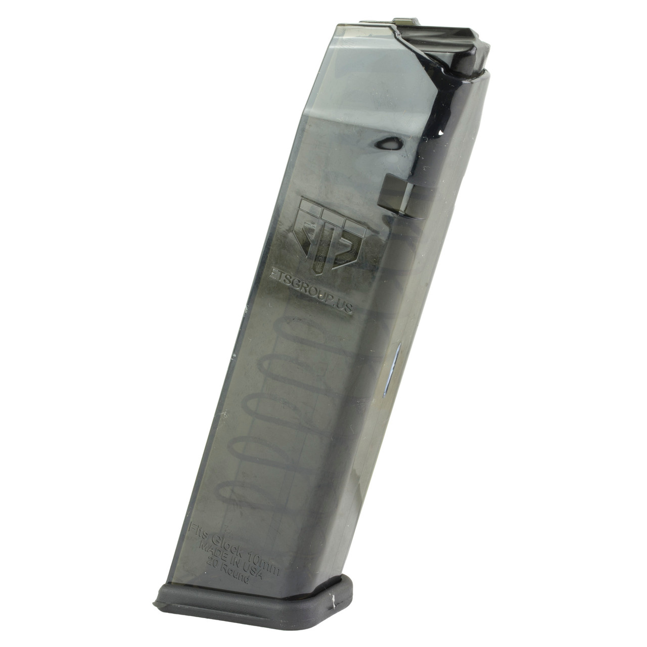 Elite Tactical Systems SMK-GLK-20-20 - 15-Round Capacity Magazine for Glock 20, 29, 40 - Durable, Heat-Resistant, and Easy to Use