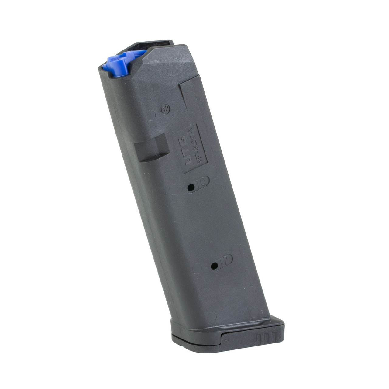 Leapers UTG Glock 17-Round Windowed Polymer Magazine | Durable Performance with Anti-Tilt Follower & Round Count Indicators
