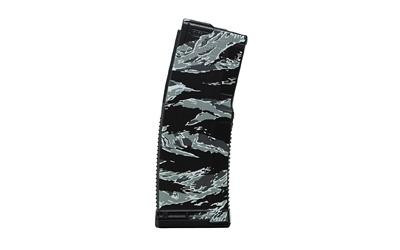 Amend2 556MODABUTS30 AR-15 30-Round Magazine, with a durable fiberglass-reinforced nylon body featuring urban camo pattern.