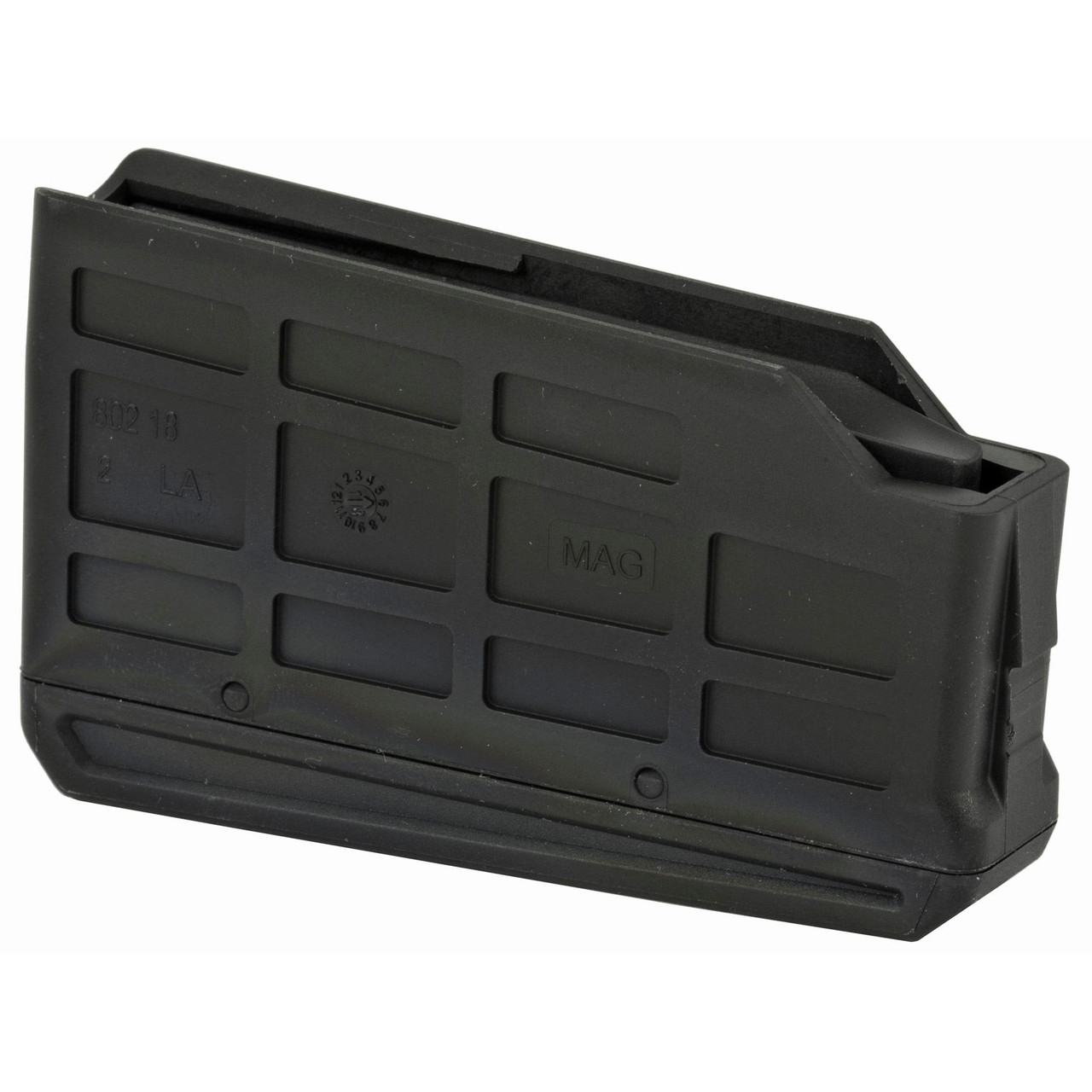 Winchester Repeating Arms XPR Detachable Box Magazine with 3-Round Capacity, made of durable polymer for long action magnum cartridges.