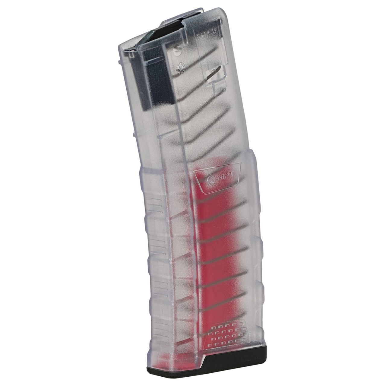 Mission First Tactical 1530EXPM556-T-C | Durability & Clarity AR15/M4 Magazine - Military-Grade, Translucent, Lightweight, Clear Body for Quick Ammo Check