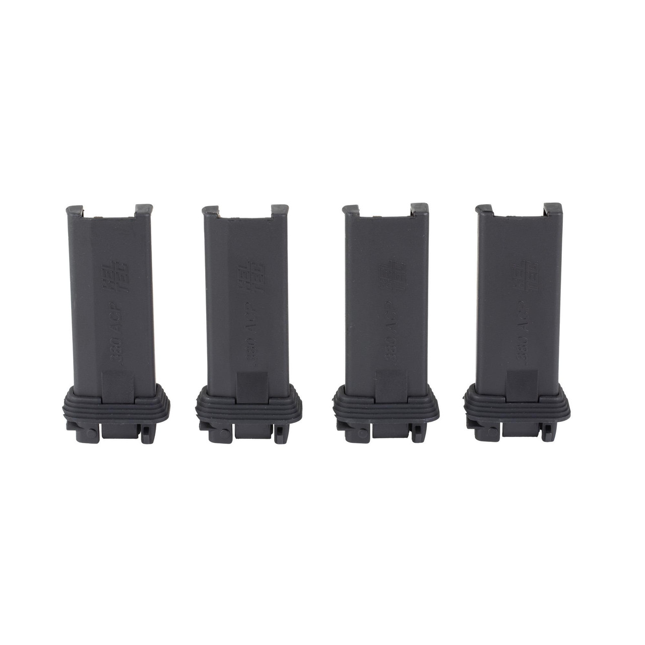 Kel-Tec PR-3AT-1502 Stripper Clips, durable polymer 7-round reloading aid for fast firearm reloads, shown in a row.