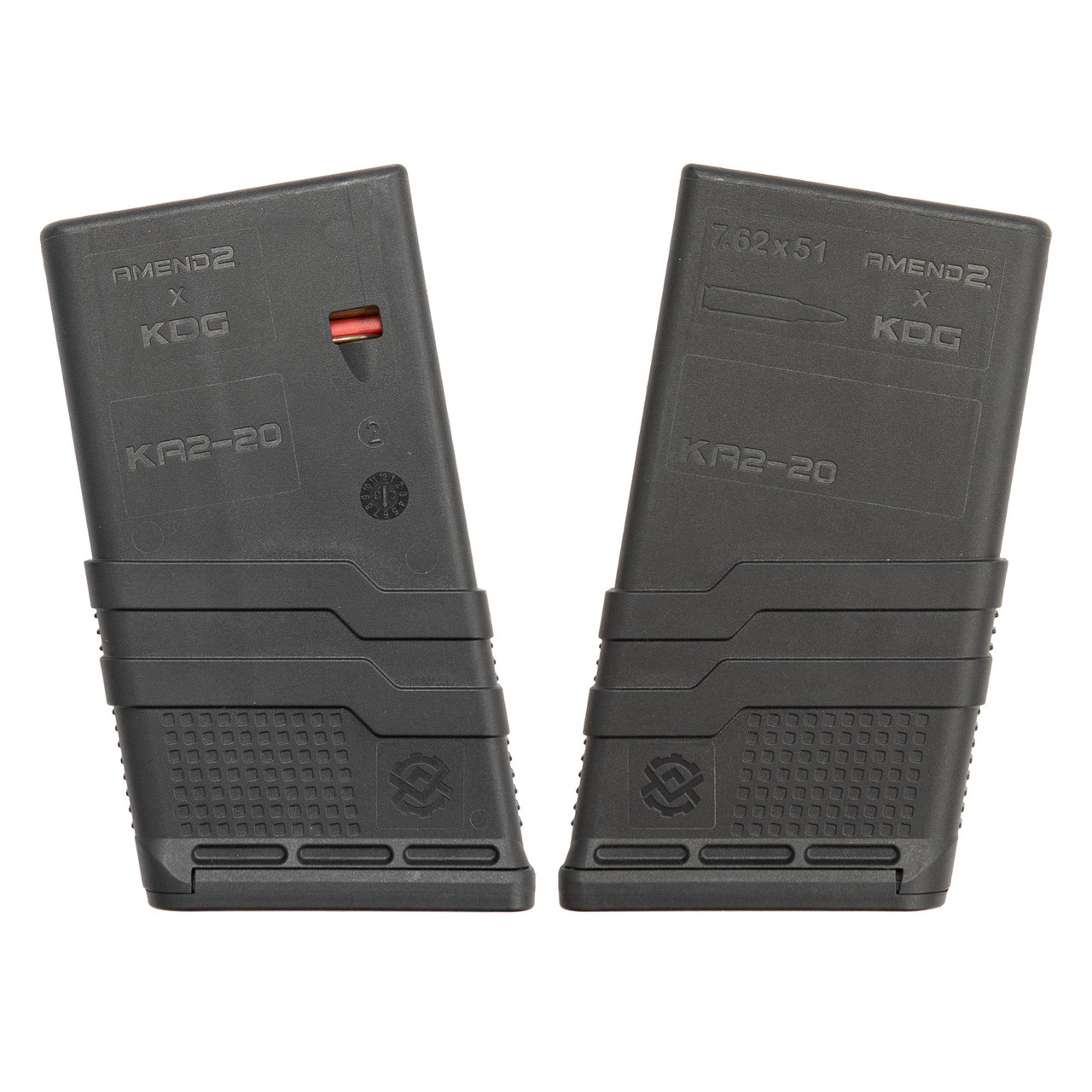 Amend2 AMSCARMOD3BLK20 SCAR 17 Magazine - 20-Round Durable Polymer with Anti-Tilt Follower