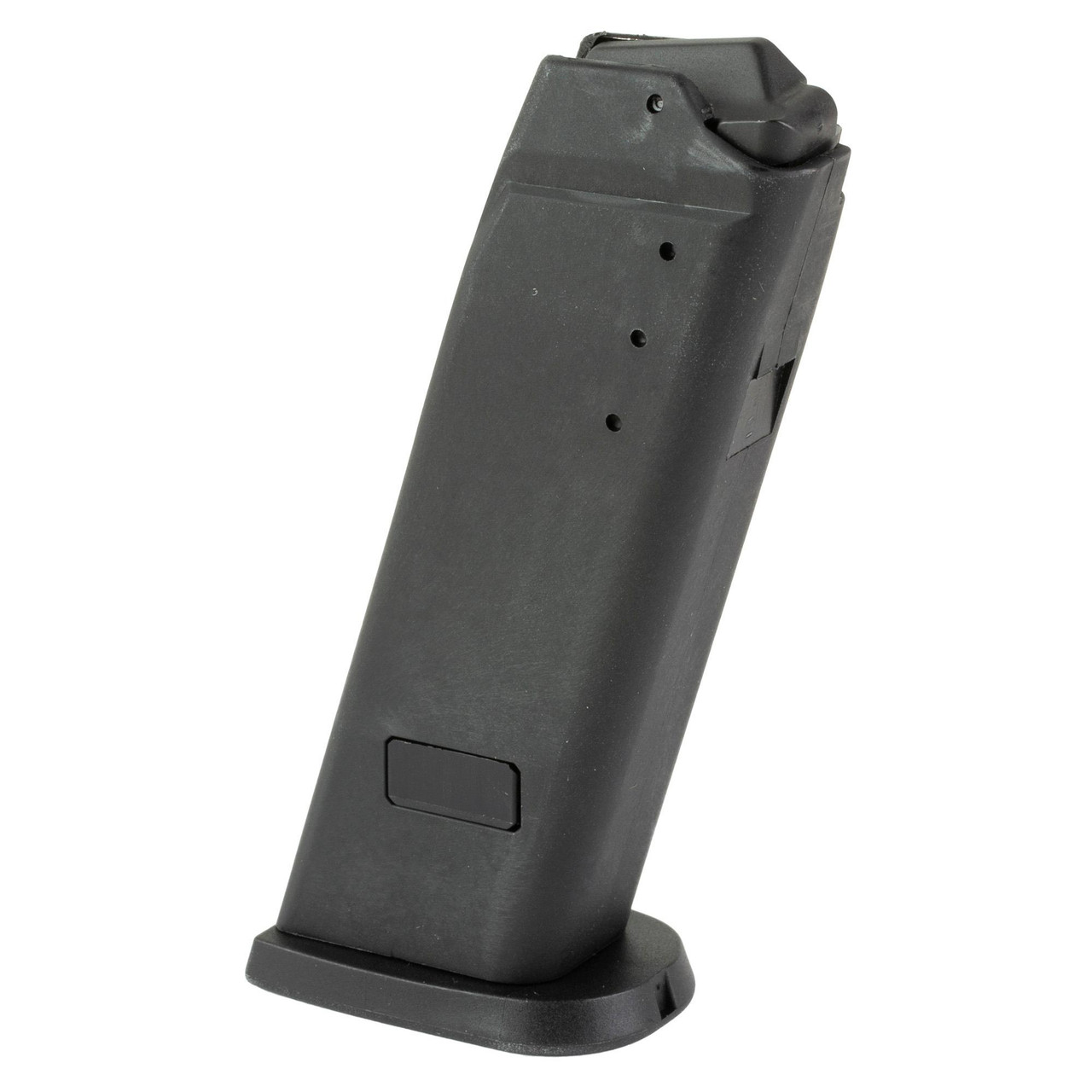 Heckler & Koch 50248611 Steel Magazine - Durable, Reliable, Perfect Fit - High Quality for Firearms, Image of a black steel firearm magazine standing upright on a white background.