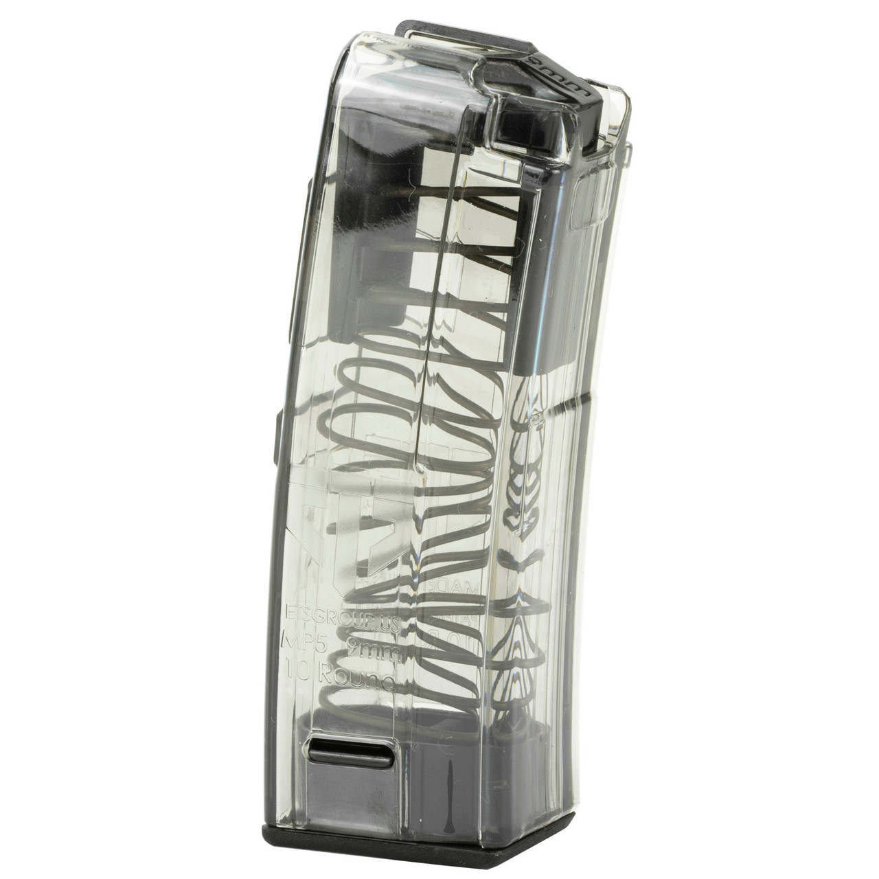 Elite Tactical Systems Group HKMP5-10 Magazine - Translucent Body, Impact Resistant, Glock Compatible