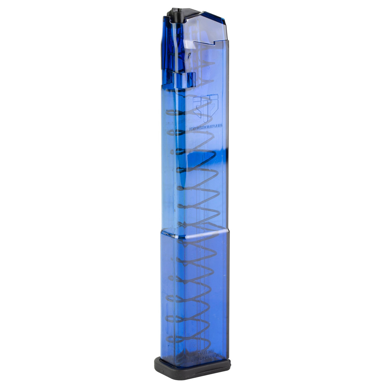 Elite Tactical Systems Group GLK-18G2BLU – 32-Round Blue Magazine for Glock 17/19/26 | Enhanced Feeding Reliability with Gen2 Base Plate