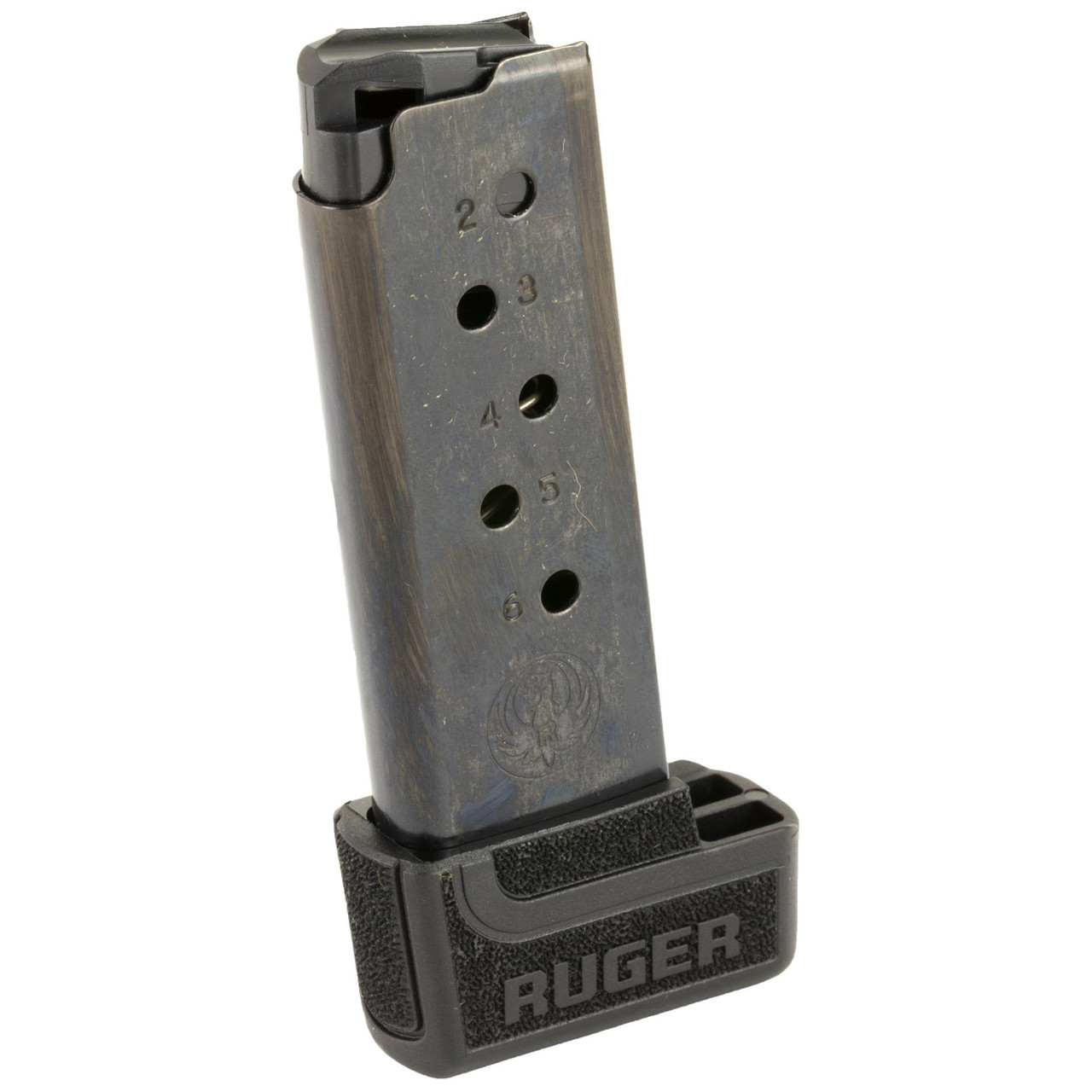 Ruger 90626 Factory Magazine, 7-Round Capacity, Steel and Polymer Construction for Reliable Performance, shown in an image.