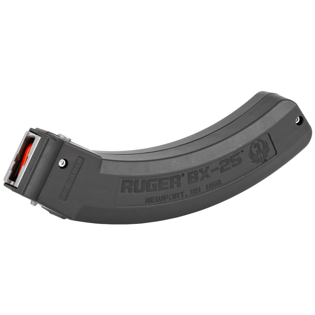 Ruger 90361 Factory Magazine - 25-Round Capacity with Polymer Body & Steel Feed Lips for Reliable Performance
