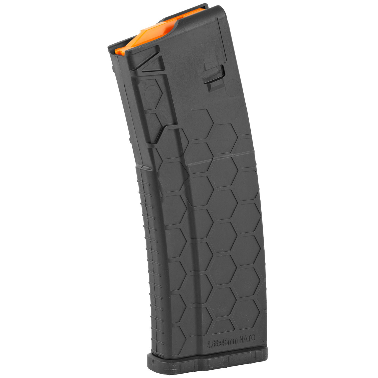 HEXMAG HX30-AR15S2-BLK 30-Round AR15 Magazine - Advanced PolyHex2 Composite with Hexture Design