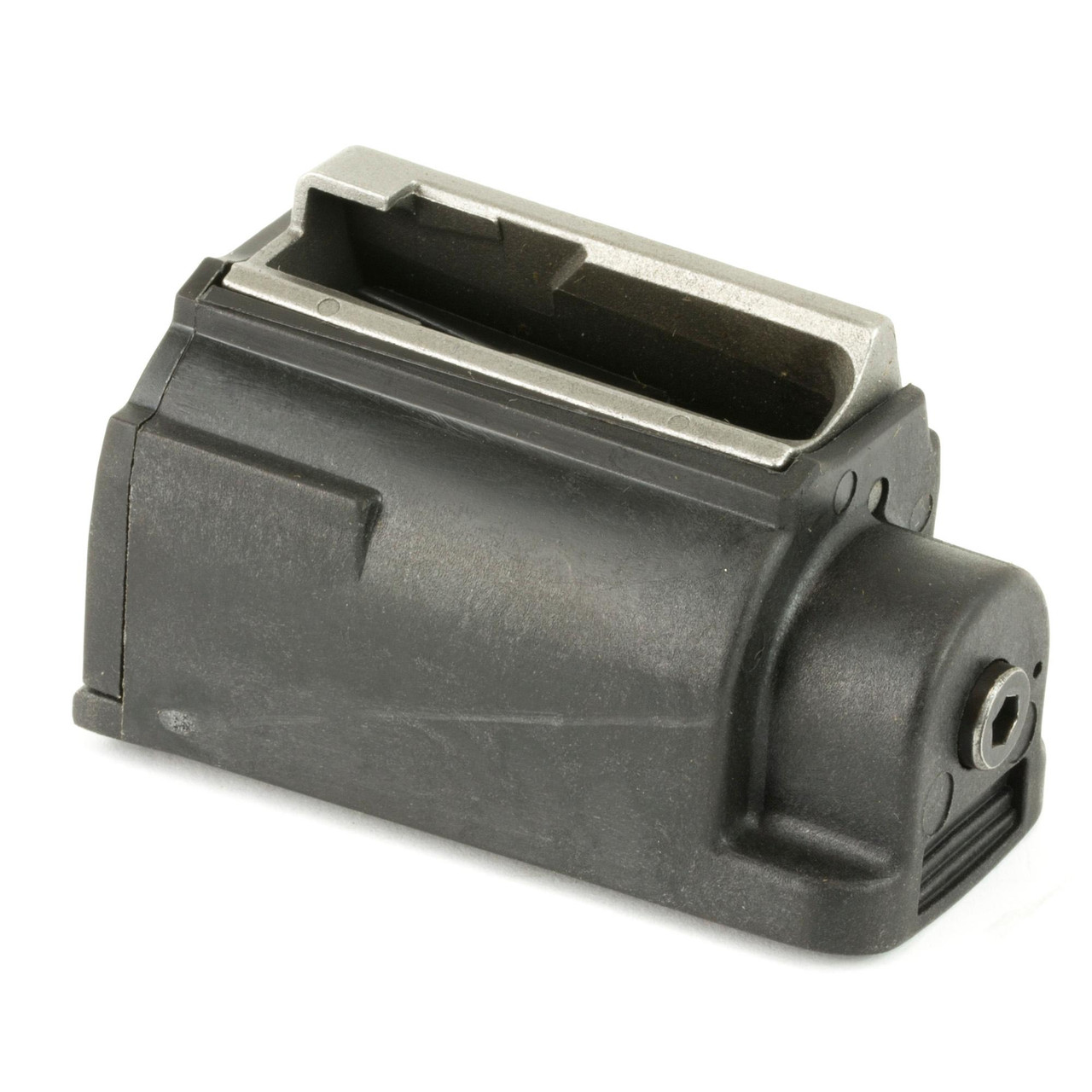 Ruger 90345 Factory Magazine, durable 5-round polymer magazine with steel feed lips for reliable firearm performance.