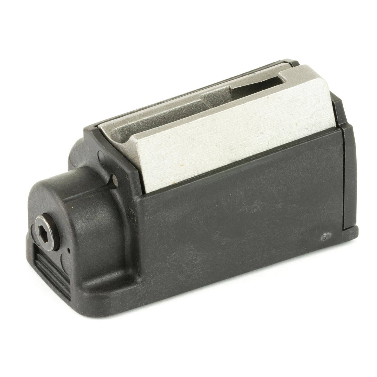 Ruger 90345 Factory Magazine, durable 5-round polymer magazine with steel feed lips.
