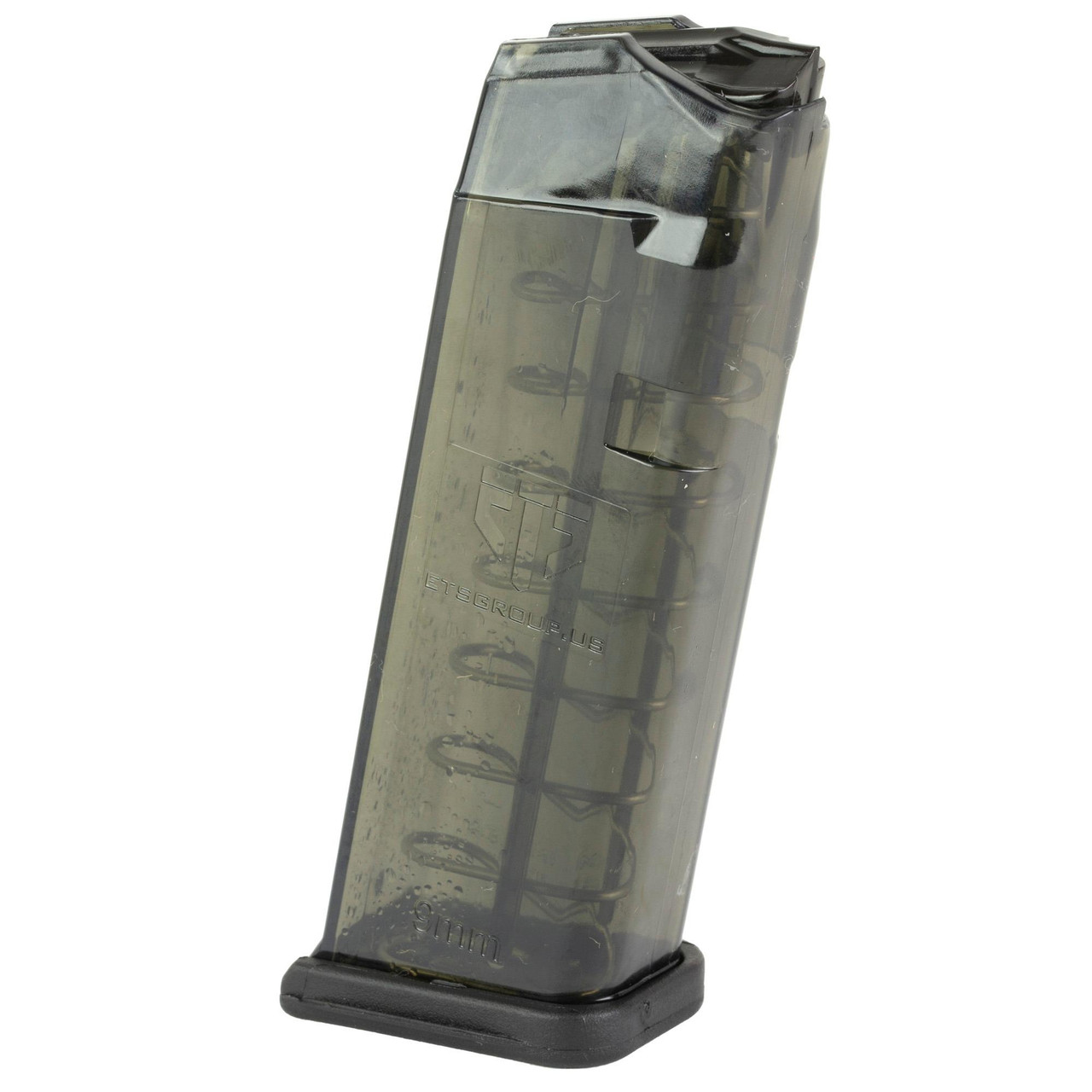 Elite Tactical Systems Group Elite Tactical Systems SMK-GLK-19-10 Magazine for Glock 19 & 26, 10-Round, Durable, Heat-Resistant, Clear Body Design