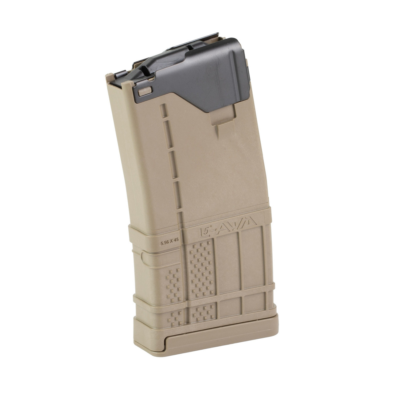 Lancer Systems L5AWML-10-20-FDE - Advanced 5.56 Hybrid Rifle Magazine with Steel Feed Lips