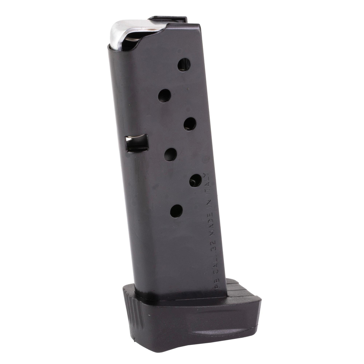 Beretta JM30X8 8-Round Steel Magazine for 30X Tomcat & 3032 Series, black metal magazine with enhanced reliability and grip features.