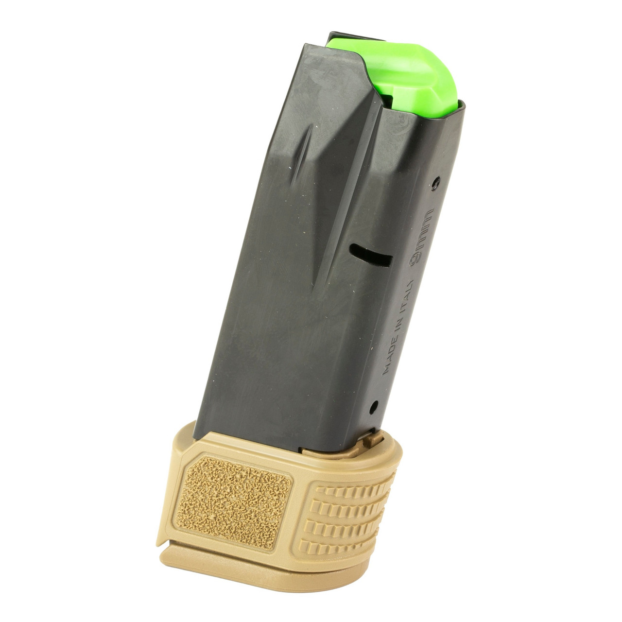 FN America 20-100909 Reflex XL Magazine - Durable 15 Round Capacity, Steel Construction, Flat Dark Earth Extension